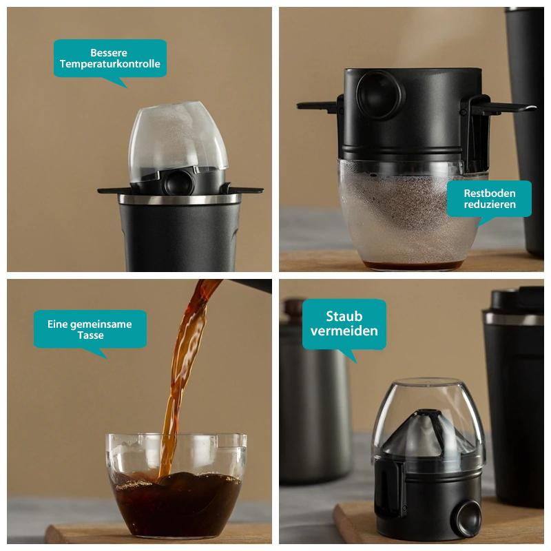 Gjenbrukbart Kaffefilter For Pour-Over Med Dobbeltlags Mikrofilter - Kompakt Design 5