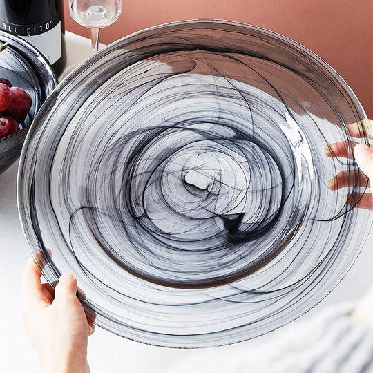 Glass Salatbolle Uregelmessig Design 4