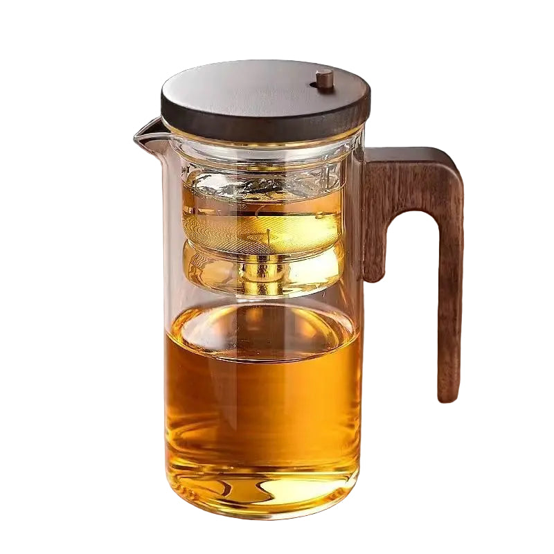 Glass Tekanne med Infuser for Løs Te 0