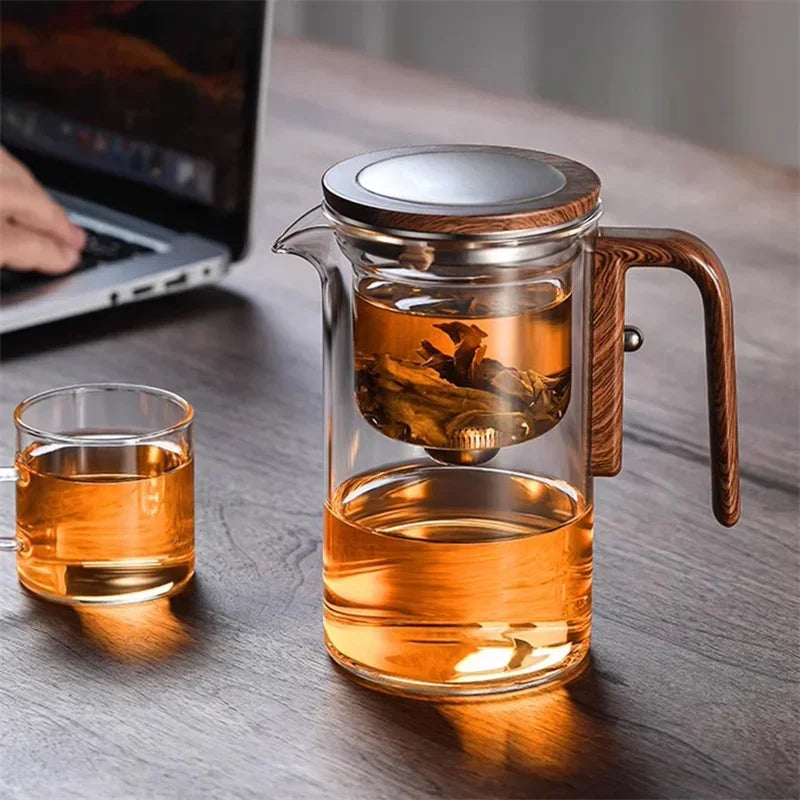 Glass Tekanne med Infuser for Løs Te 2