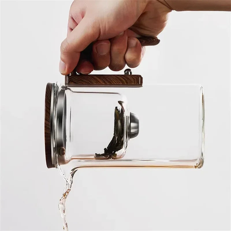 Glass Tekanne med Infuser for Løs Te 7