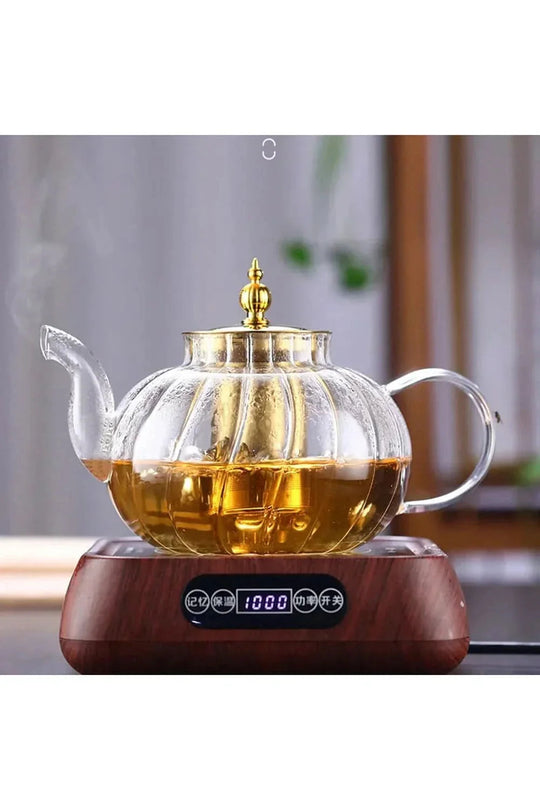 Glasstekanne Med Infuser Til Løs Te, 1200 Ml, Praktisk Design 6
