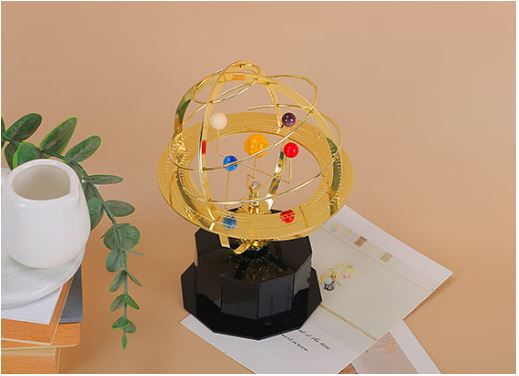 Grand Orrery Modell Håndlaget Mekanisk Solsystem 1