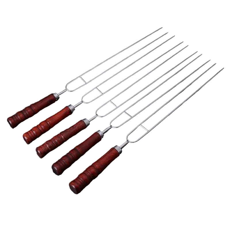 Grillgafler for Utendørs Matlaging - 5 Delt Sett 0