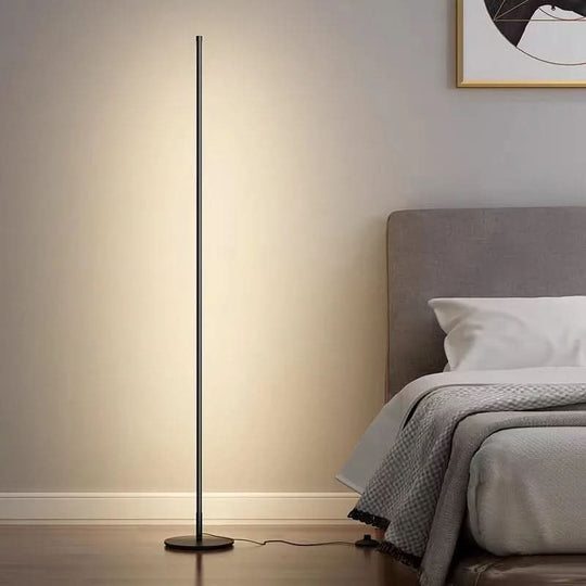 Gulvlampe Dimbart Stålampe for Stue - Moderne Design med Varmhvitt Lys 4