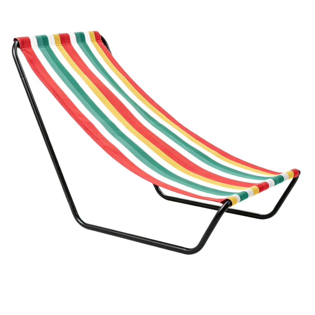 Hage solseng med buet design for komfort 1