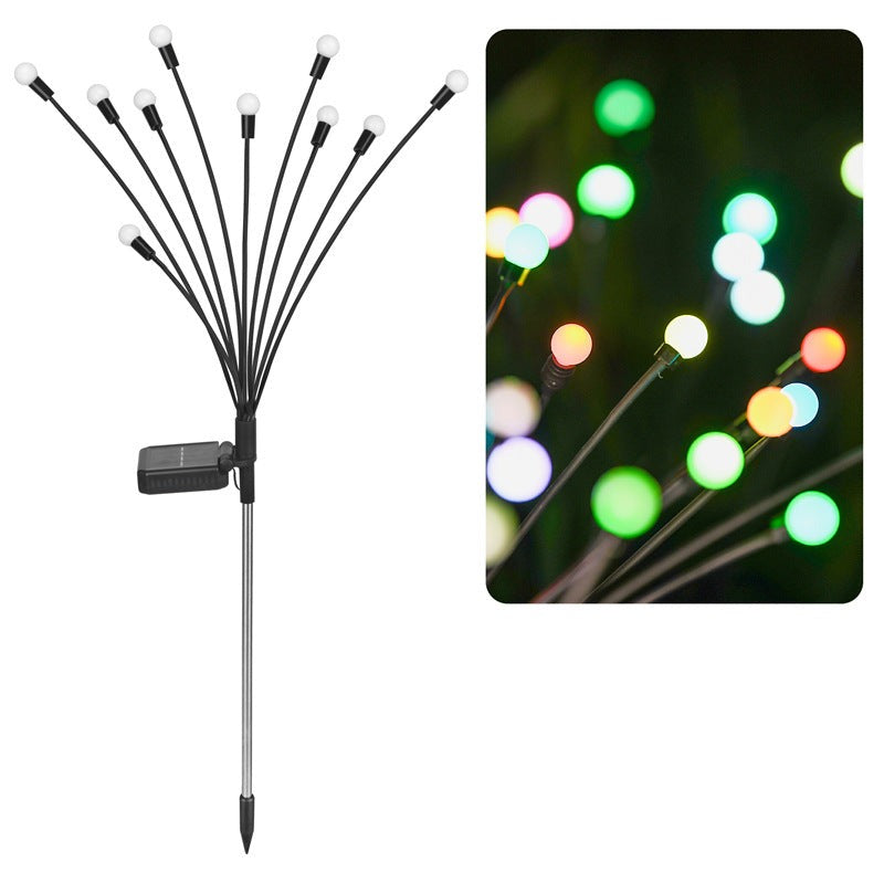 Hagebelysning Solcelledrevne Ildfluer Automatisk Lysdisplay 4