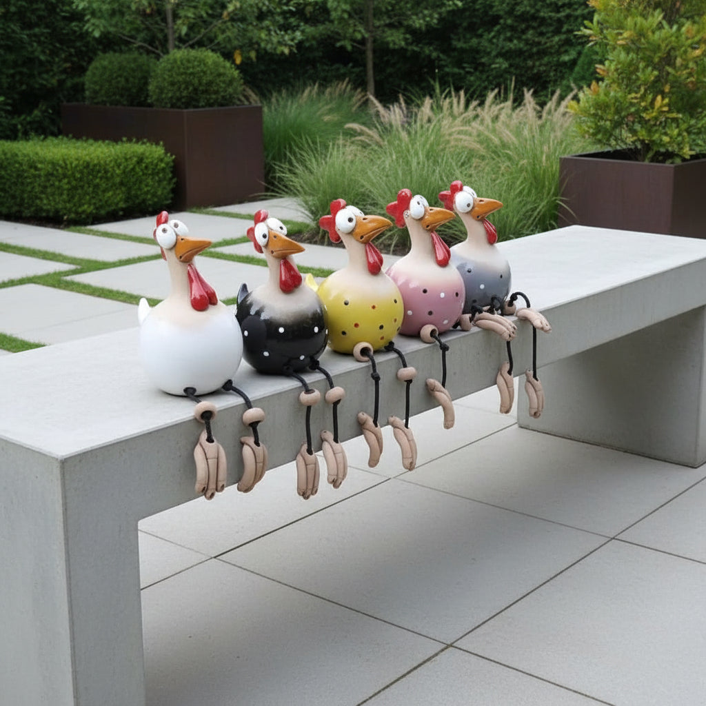 Hagefigur Kylling Bevegelig For Uterom Med Leken Design 1