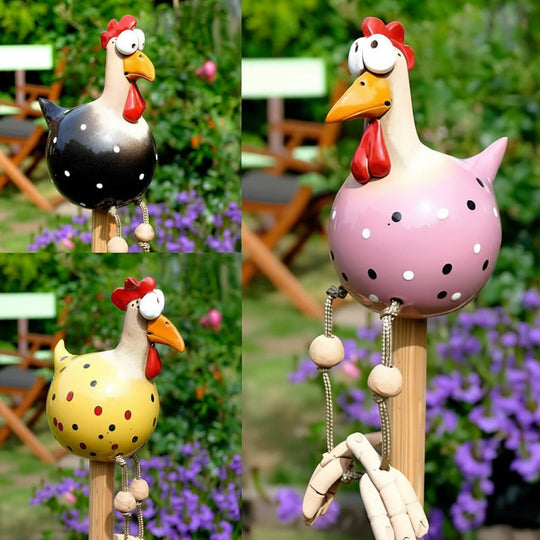 Hagefigur Kylling Bevegelig For Uterom Med Leken Design 3