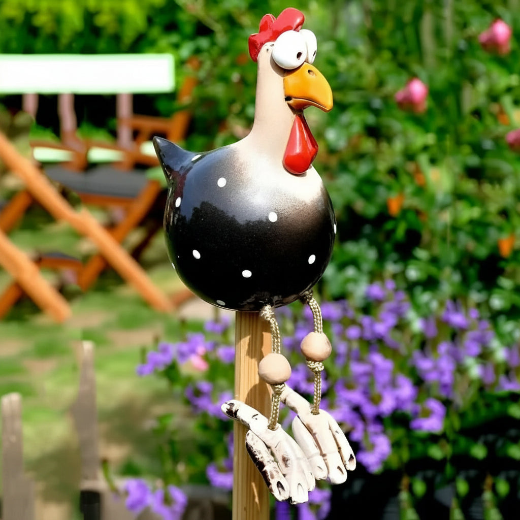 Hagefigur Kylling Bevegelig For Uterom Med Leken Design 4