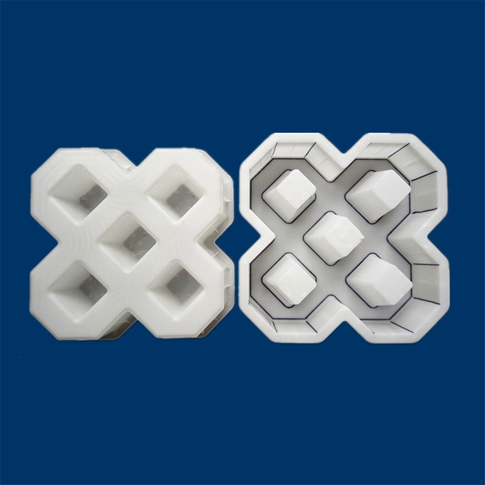 Hagegang Belegningsform Firkantet Design 2
