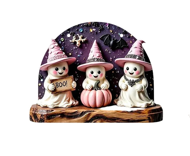 Halloween-dekorasjonsfigur med heksetema for kvinner 0