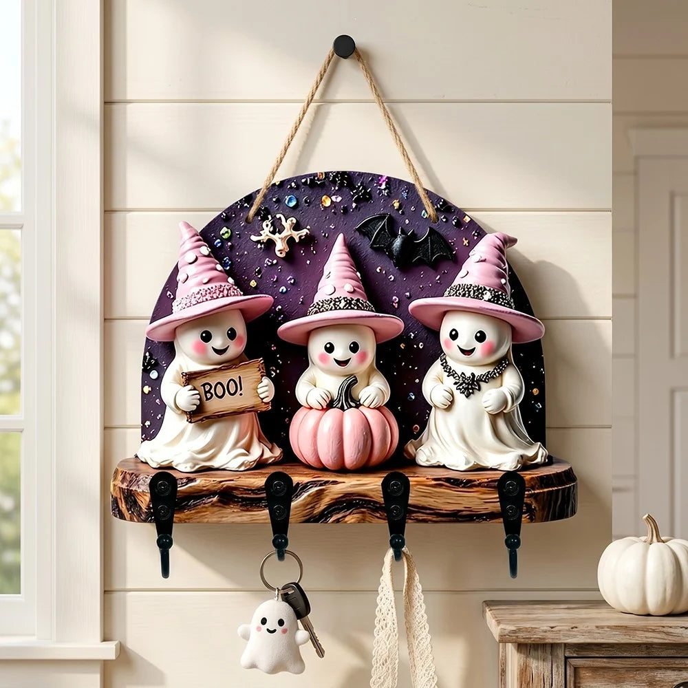 Halloween-dekorasjonsfigur med heksetema for kvinner 3