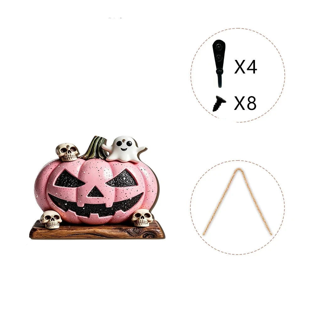 Halloween-dekorasjonsfigur med heksetema for kvinner 8