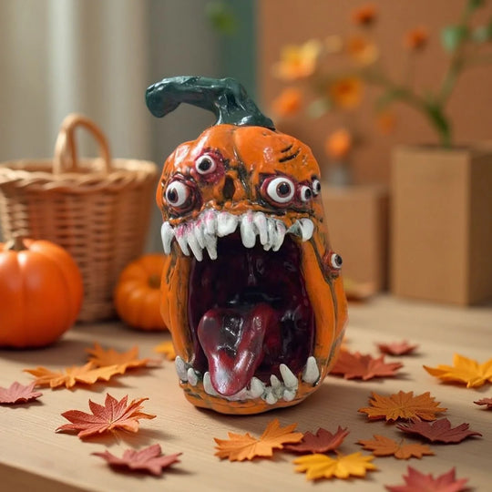 Halloween Dekorasjon Gresskarfigur med Skålformet Design 2