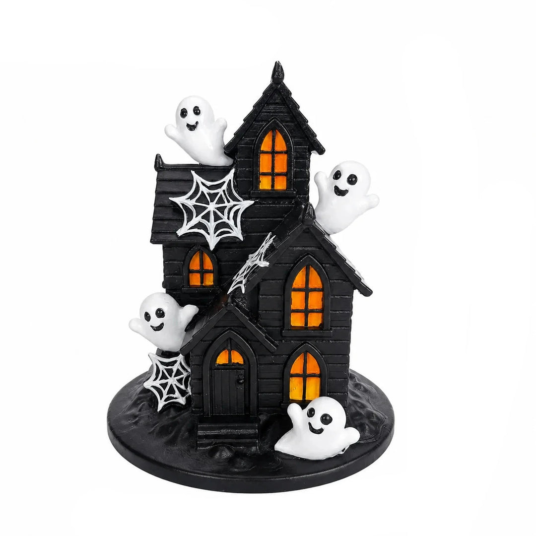 Halloween Dekorasjonshus med Spøkelser og Lys 4