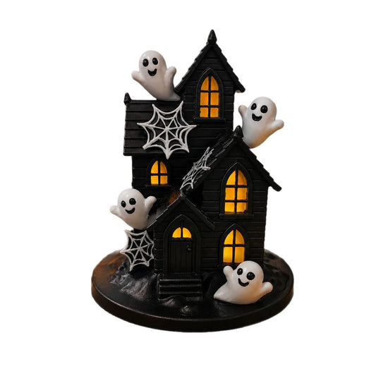 Halloween Dekorasjonshus med Spøkelser og Lys 5