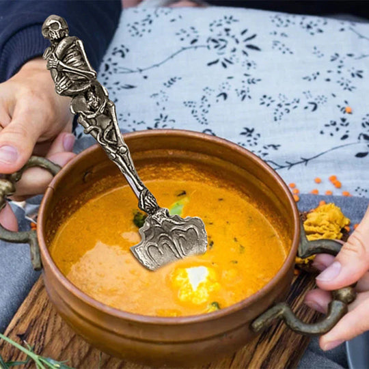 Halloween Skeletthåndtak Bestikksett 3