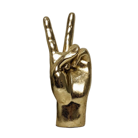 Hånddekorasjon Fredsskilt Gull Moderne Design 0