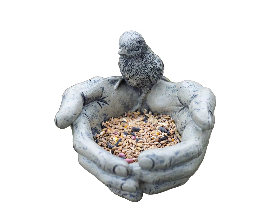 Håndformet Fuglematerhus for Utendørs Dekorasjon 0