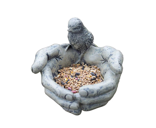 Håndformet Fuglematerhus for Utendørs Dekorasjon 0