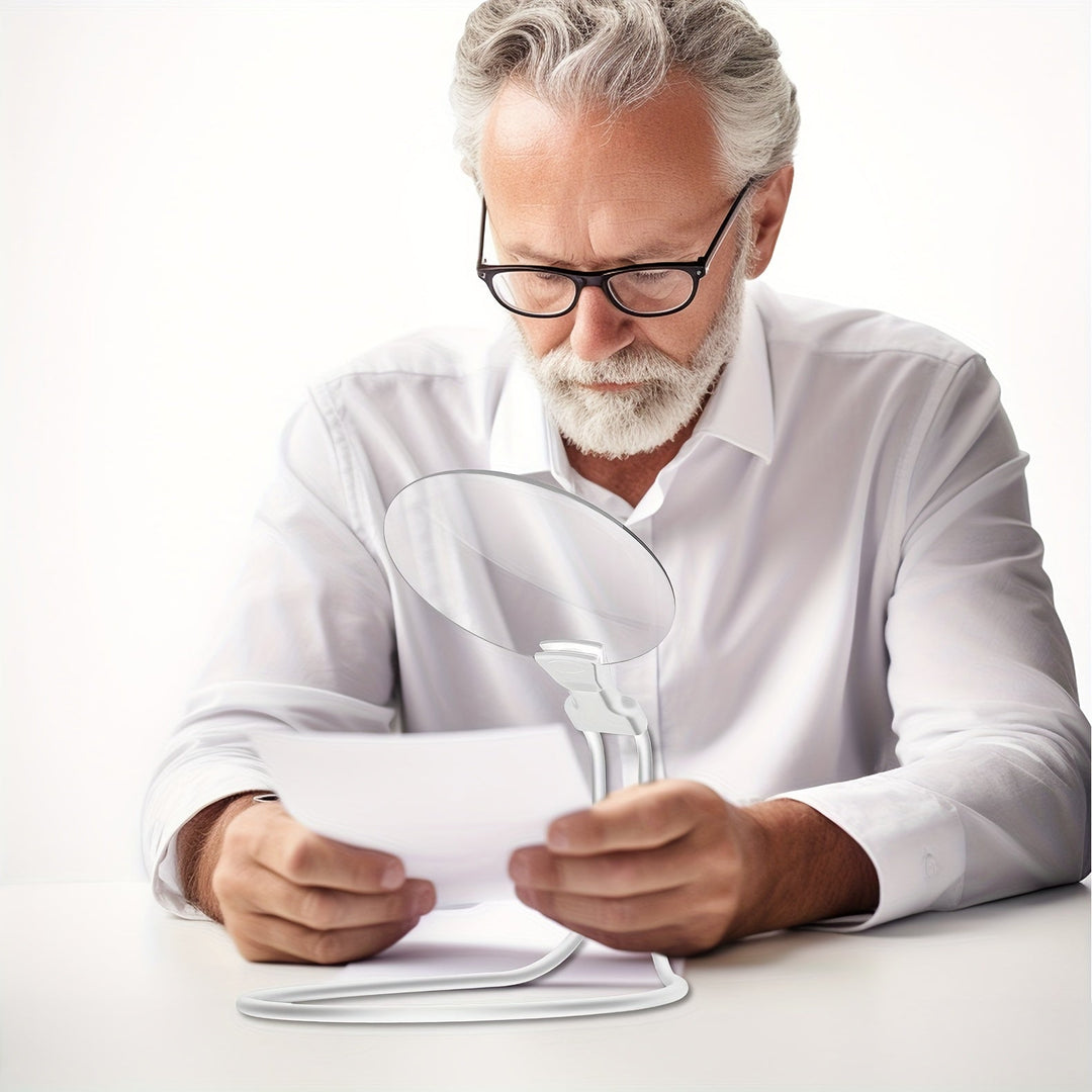 Håndfri Halsforstørrelsesglass for Seniorer 5