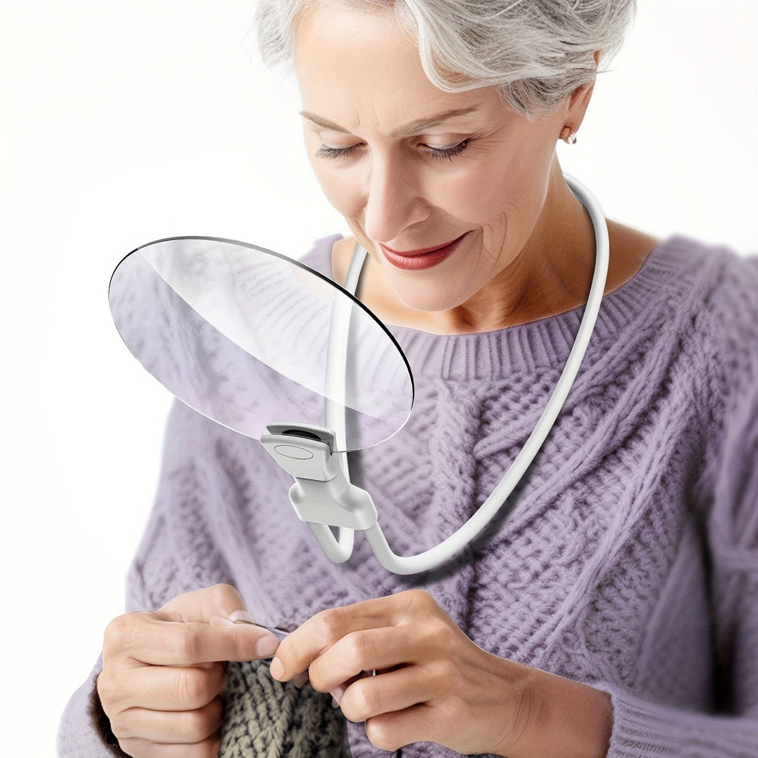 Håndfri Halsforstørrelsesglass for Seniorer 8