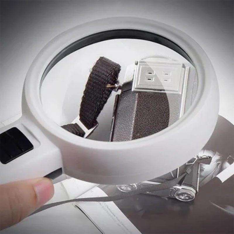 Håndholdt Forstørrelsesglass med 30x Forstørrelse og LED-lys 0