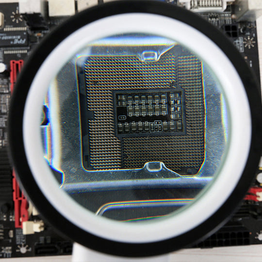 Håndholdt Forstørrelsesglass med 30x Forstørrelse og LED-lys 7