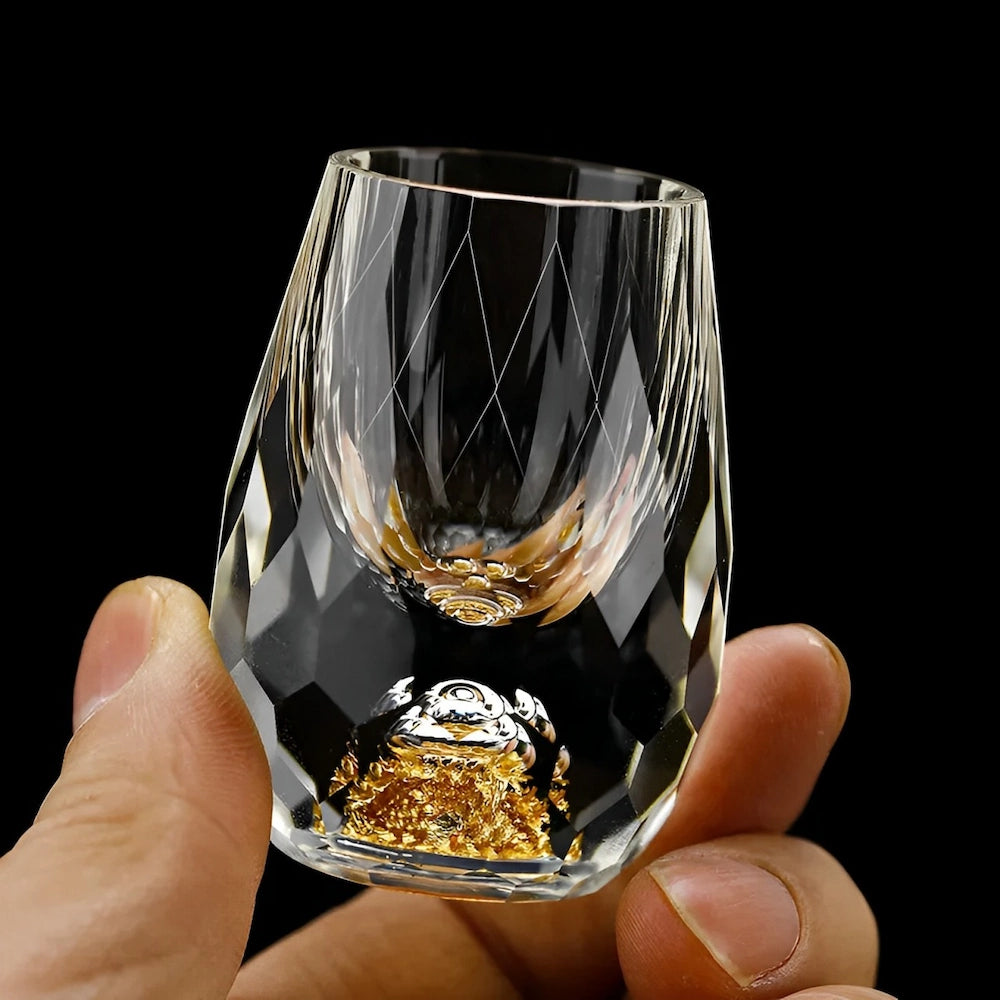 Håndlagde Krystallglass Sett med 2 for Whisky 0