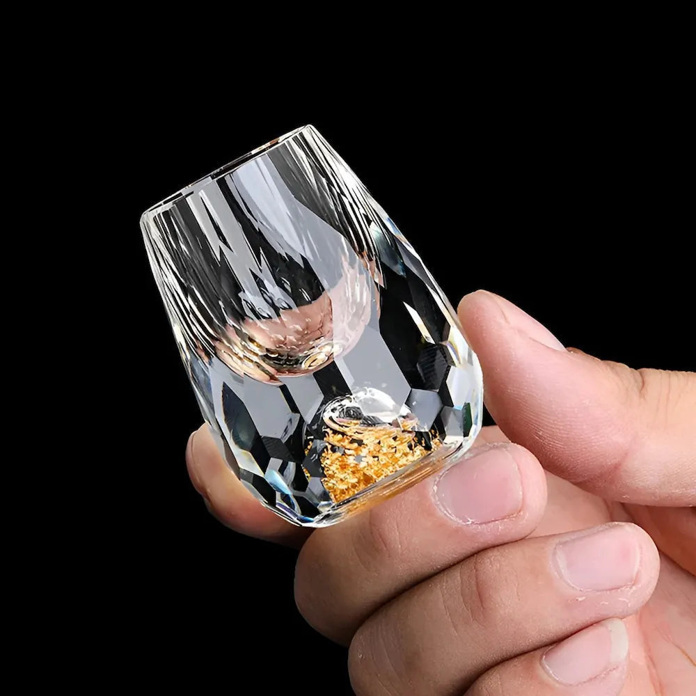 Håndlagde Krystallglass Sett med 2 for Whisky 1