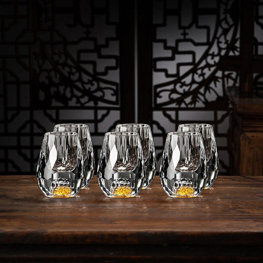Håndlagde Krystallglass Sett med 2 for Whisky 2