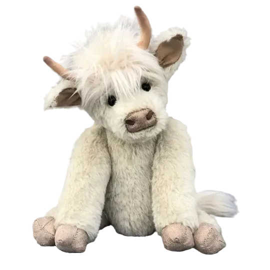 Håndlaget Plysjleketøy Highland Cattle Med Lyd 0