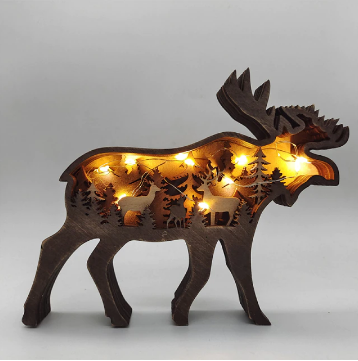 Håndlaget Statuett for Hjemmedekorasjon – Unik Veggdekorasjon med Flerlagsdesign 3