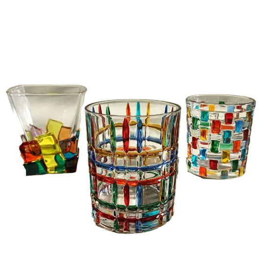 Håndmalte Murano Glass Unikt Design 0