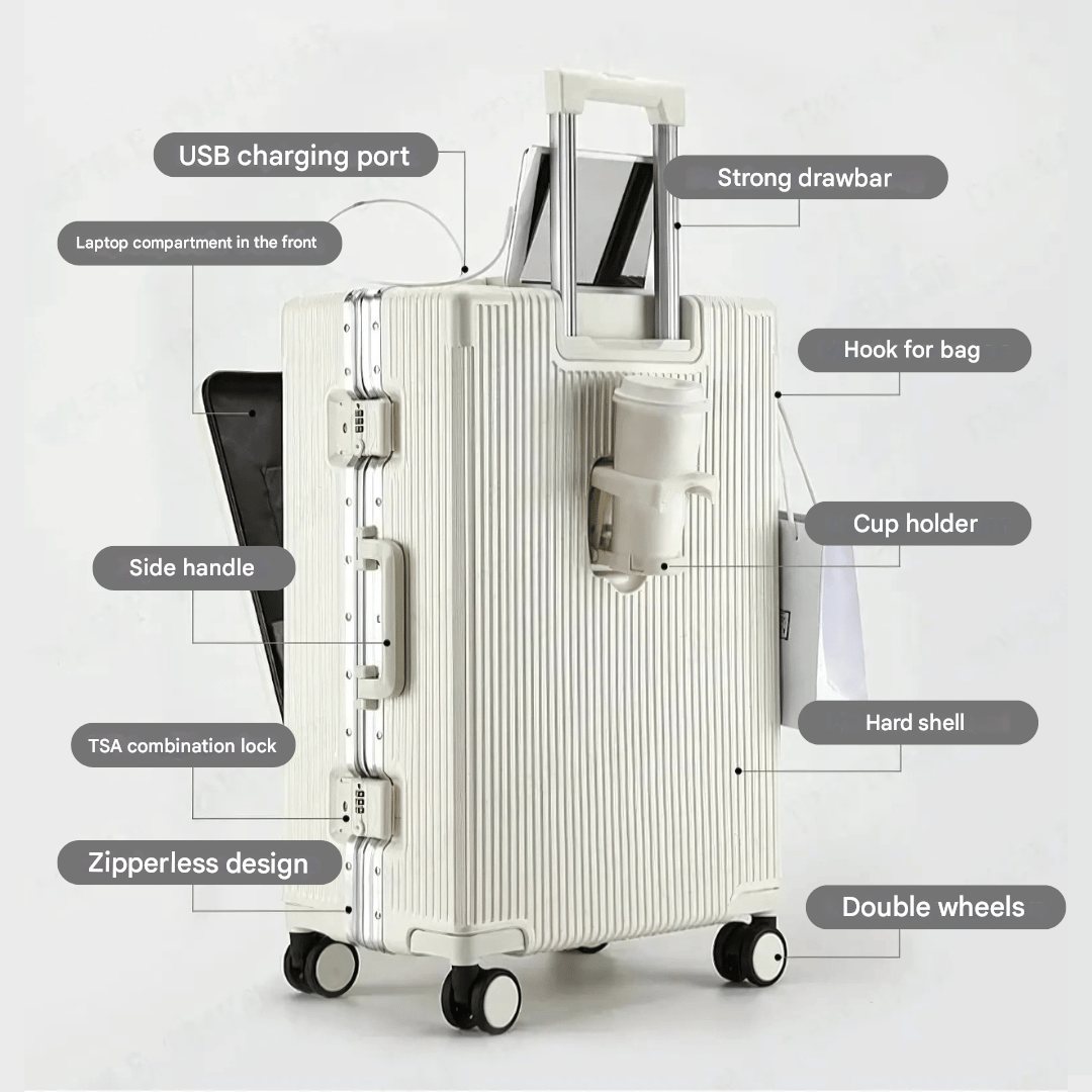 Hard Shell Carry-On Koffert for Smarte Reisende 8