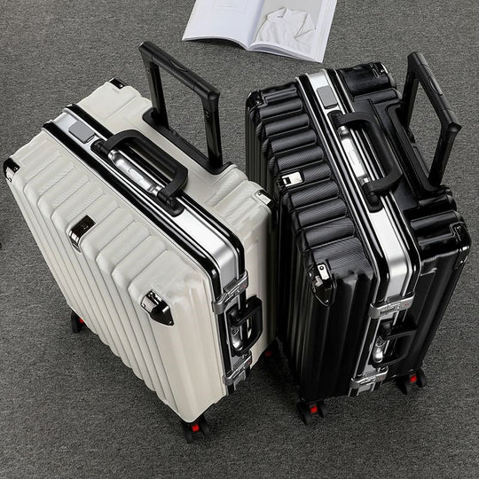 Hard Shell Reisevogn med USB-Ladeport og Multifunksjonell Oppbevaring 1