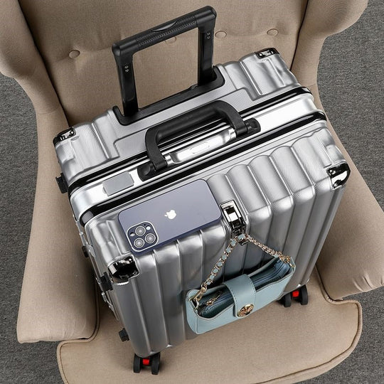 Hard Shell Reisevogn med USB-Ladeport og Multifunksjonell Oppbevaring 10