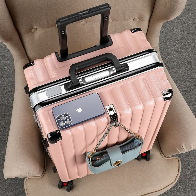 Hard Shell Reisevogn med USB-Ladeport og Multifunksjonell Oppbevaring 12
