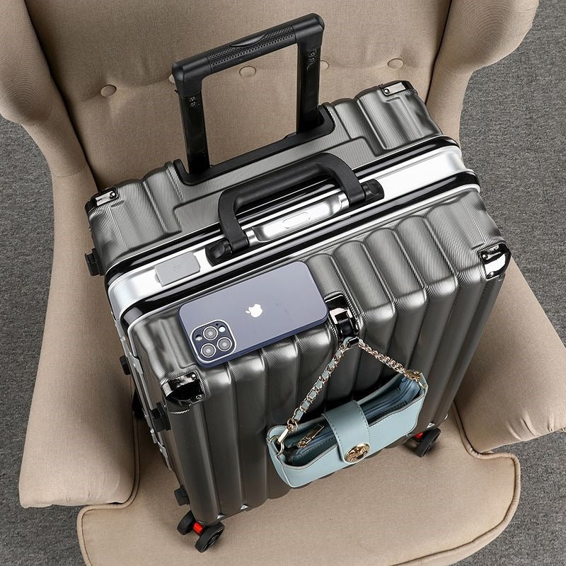 Hard Shell Reisevogn med USB-Ladeport og Multifunksjonell Oppbevaring 6