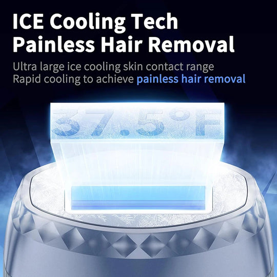 Hårfjerning Enhet Med Iskulefunksjon For Menn Og Kvinner 1