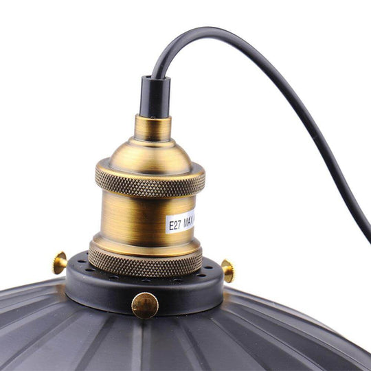 Hengelampe Dråpeformet Industriell Vintage Stil 5