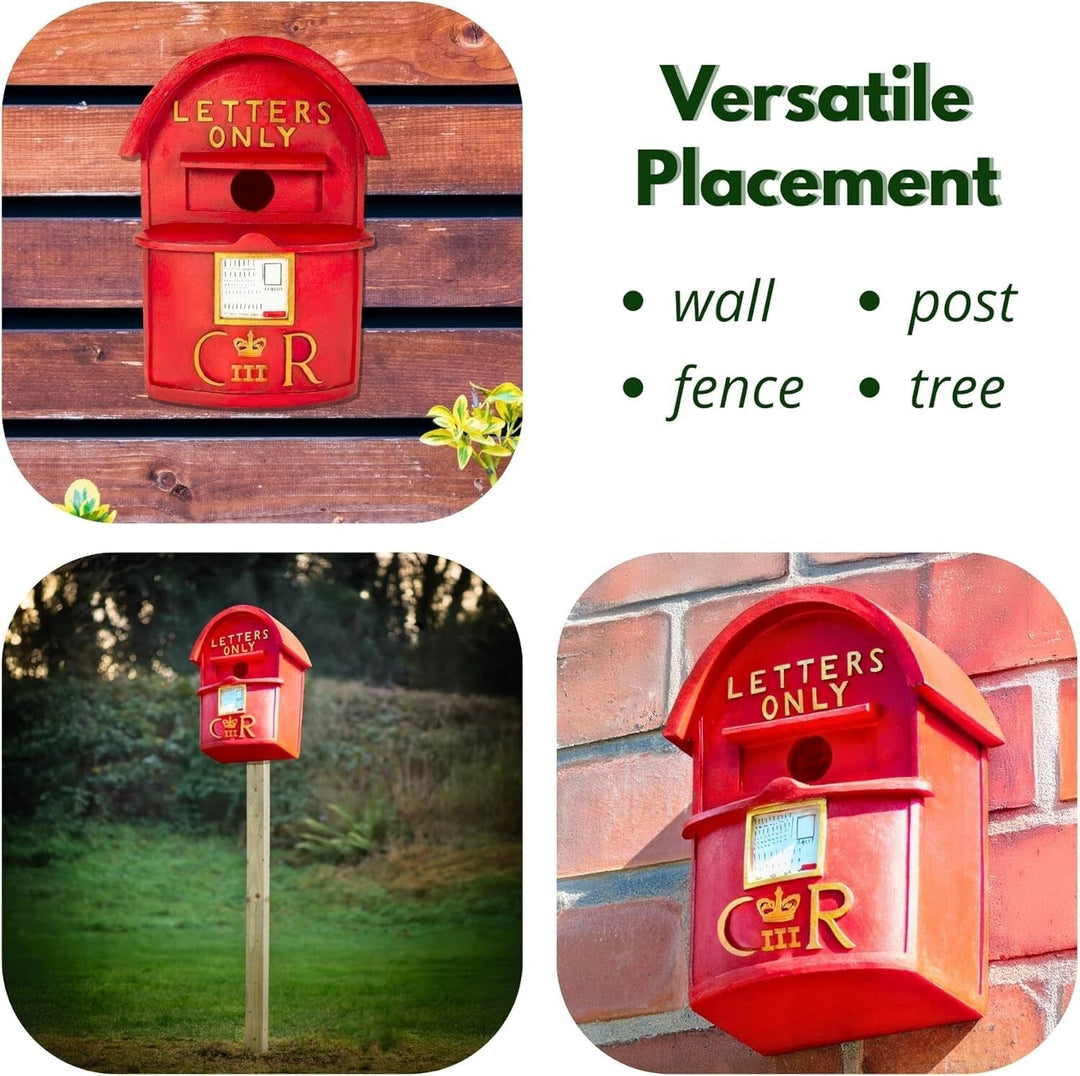 Hengende Fuglehus for Hage med Dekorativ Design 4