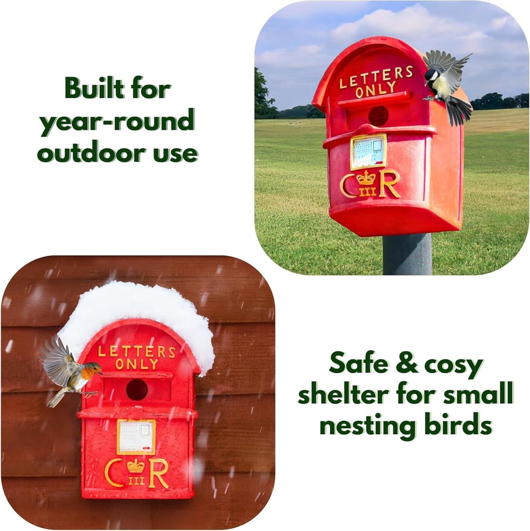 Hengende Fuglehus for Hage med Dekorativ Design 6