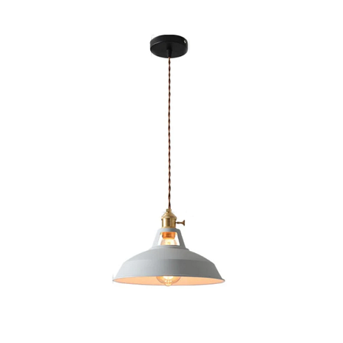 Hengende Lampe i Pastellmetall med Retro Design 10