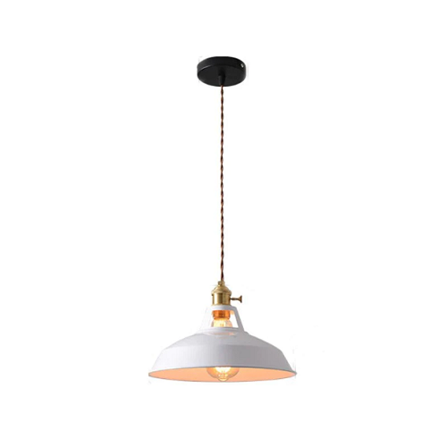 Hengende Lampe i Pastellmetall med Retro Design 11