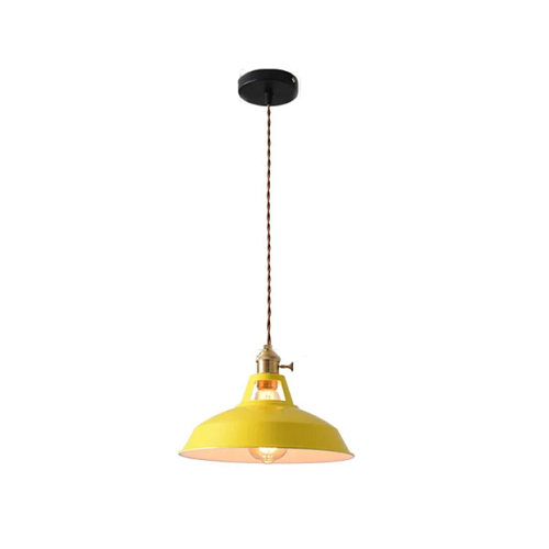 Hengende Lampe i Pastellmetall med Retro Design 12