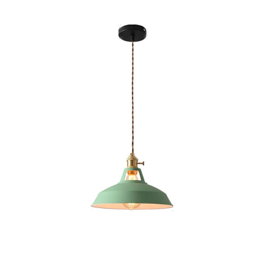 Hengende Lampe i Pastellmetall med Retro Design 13