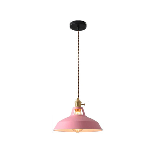 Hengende Lampe i Pastellmetall med Retro Design 9