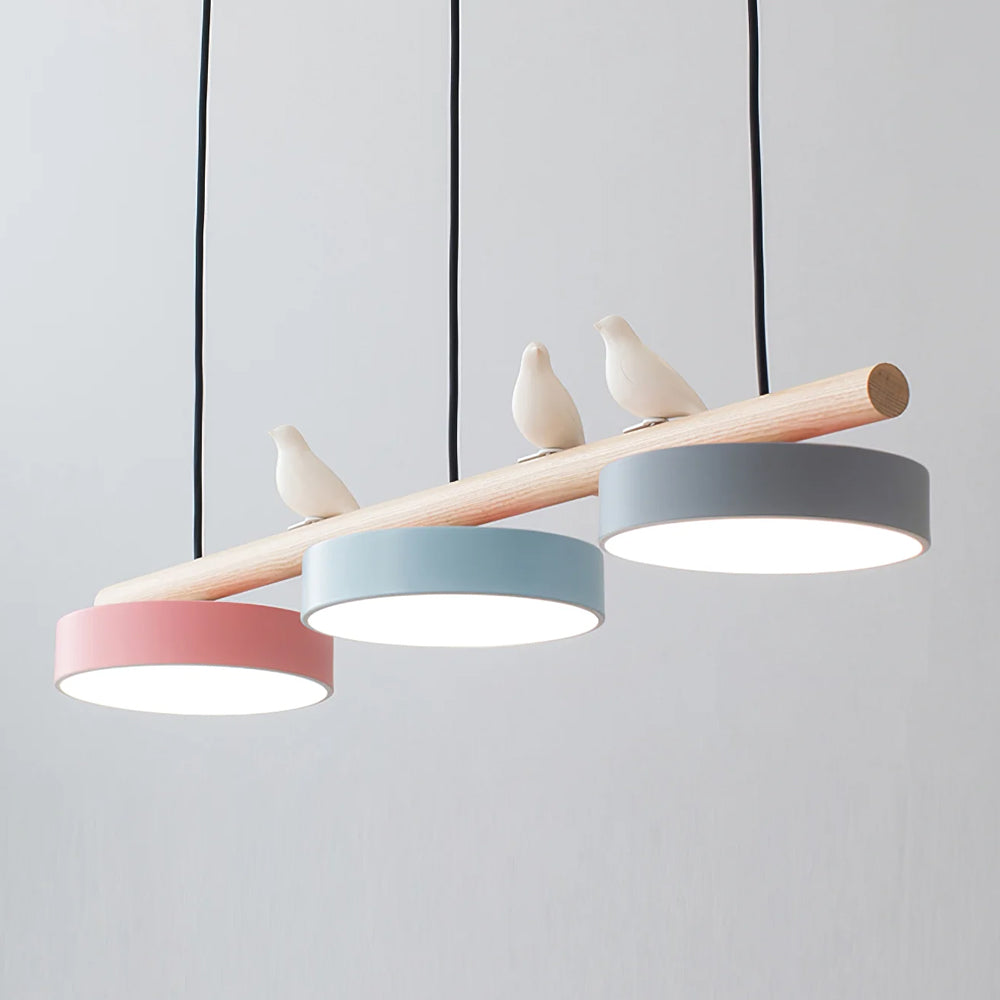 Hengende Taklampe Fugledesign for Spisebord Moderne Belysning 10
